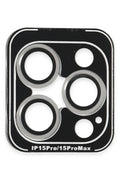Mey İthalat® iPhone 15 Pro Max PVD Metal Kamera Lens - Gümüş