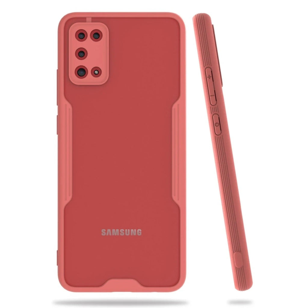 Mey İthalat® Samsung Galaxy A02S Kılıf Platin Silikon - Pembe