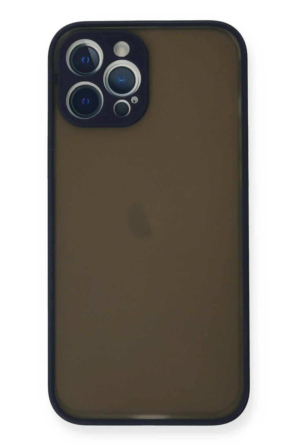 Mey İthalat® iPhone 12 Pro Kılıf Montreal Silikon Kapak - Lacivert