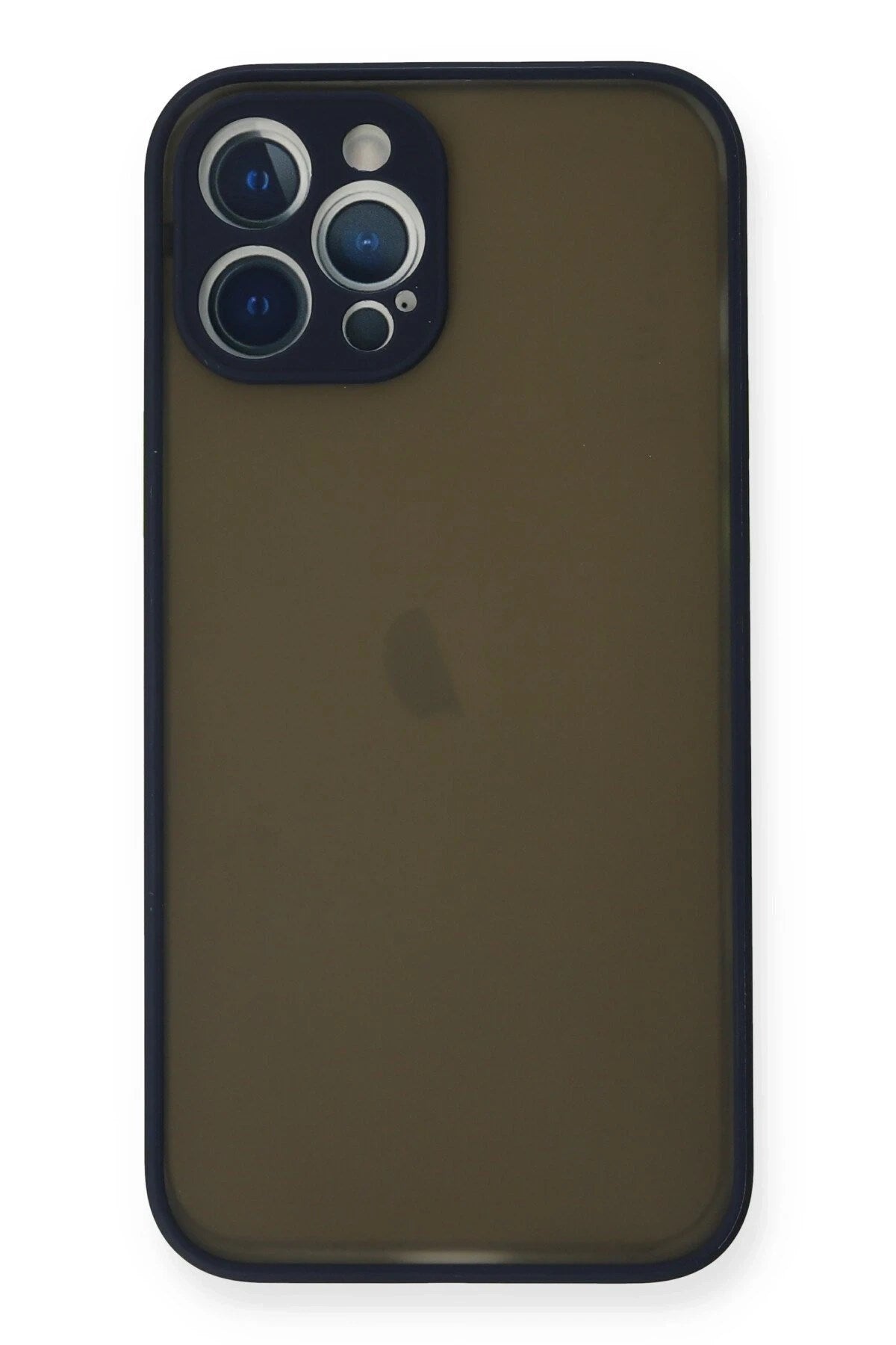 Mey İthalat® iPhone 12 Pro Kılıf Montreal Silikon Kapak - Lacivert