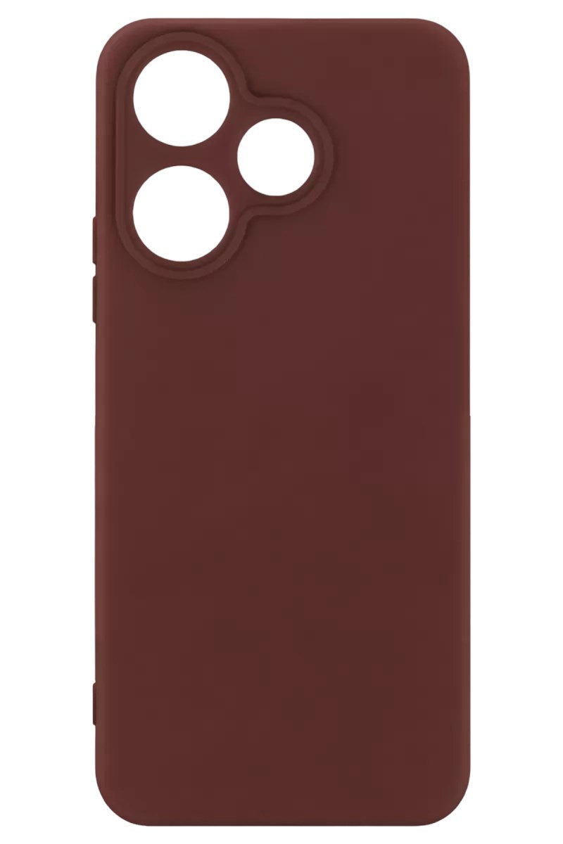 Mey İthalat® Redmi 13 4G Kılıf First Silikon - Bordo
