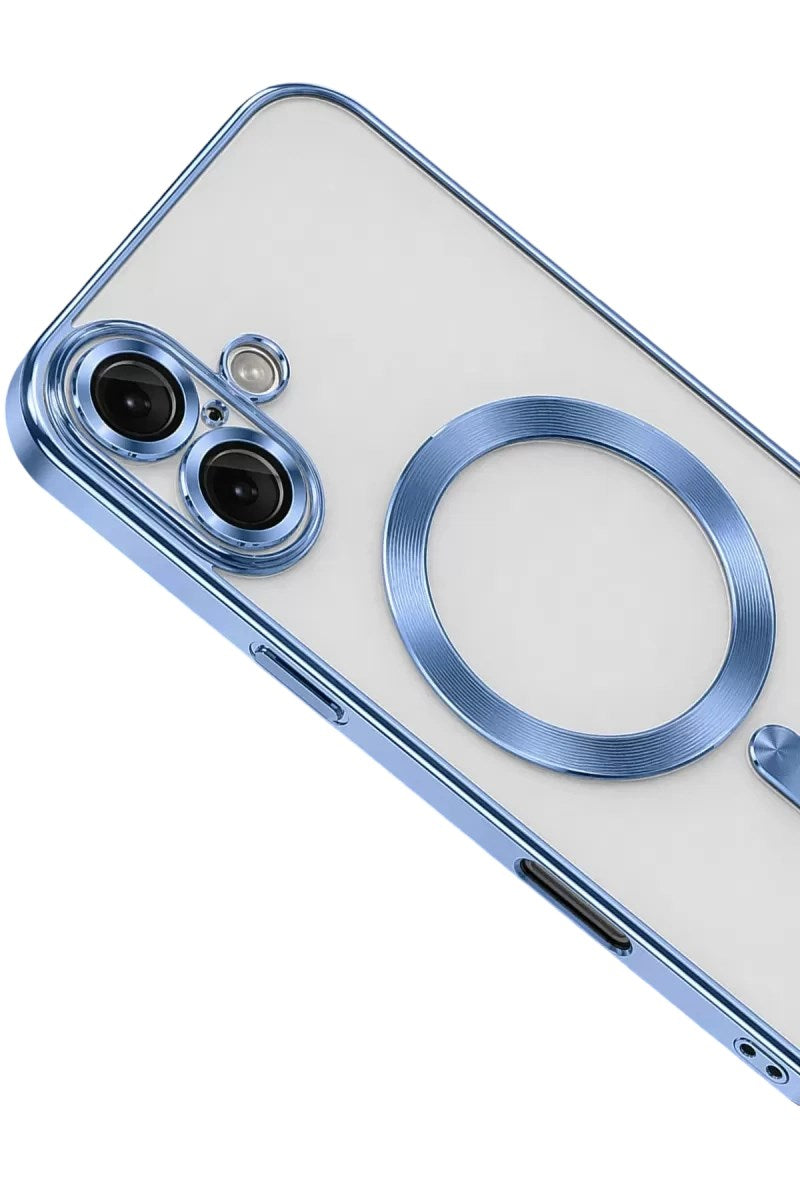 Mey İthalat® iPhone 16 Kılıf Kross Magneticsafe Kapak - Sierra Blue