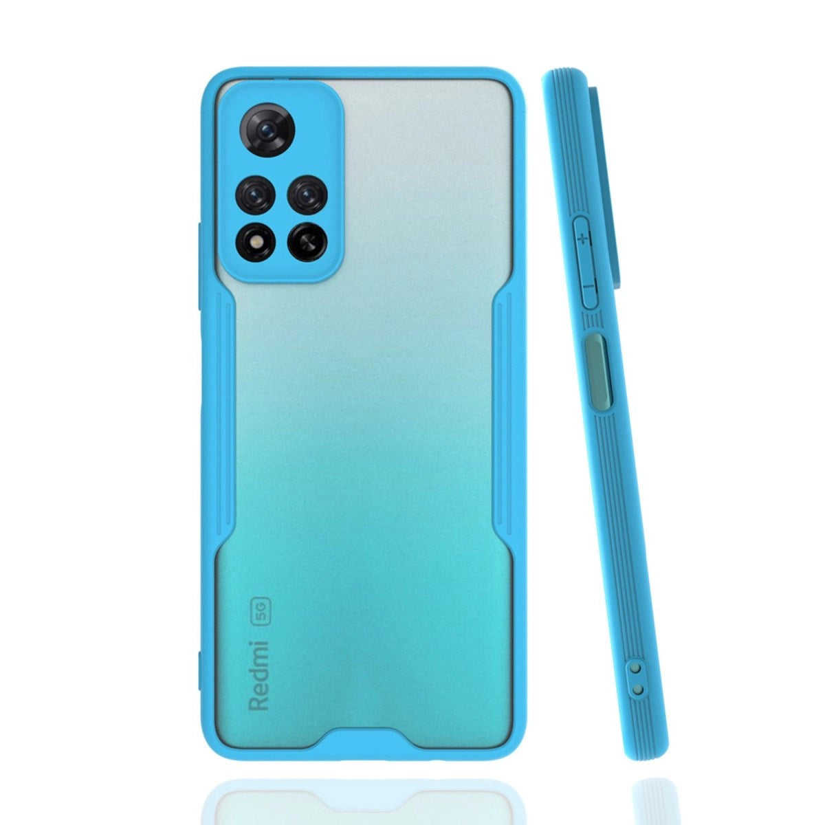 Mey İthalat® Redmi Note 11 Pro Plus 5G Kılıf Platin Silikon - Mavi