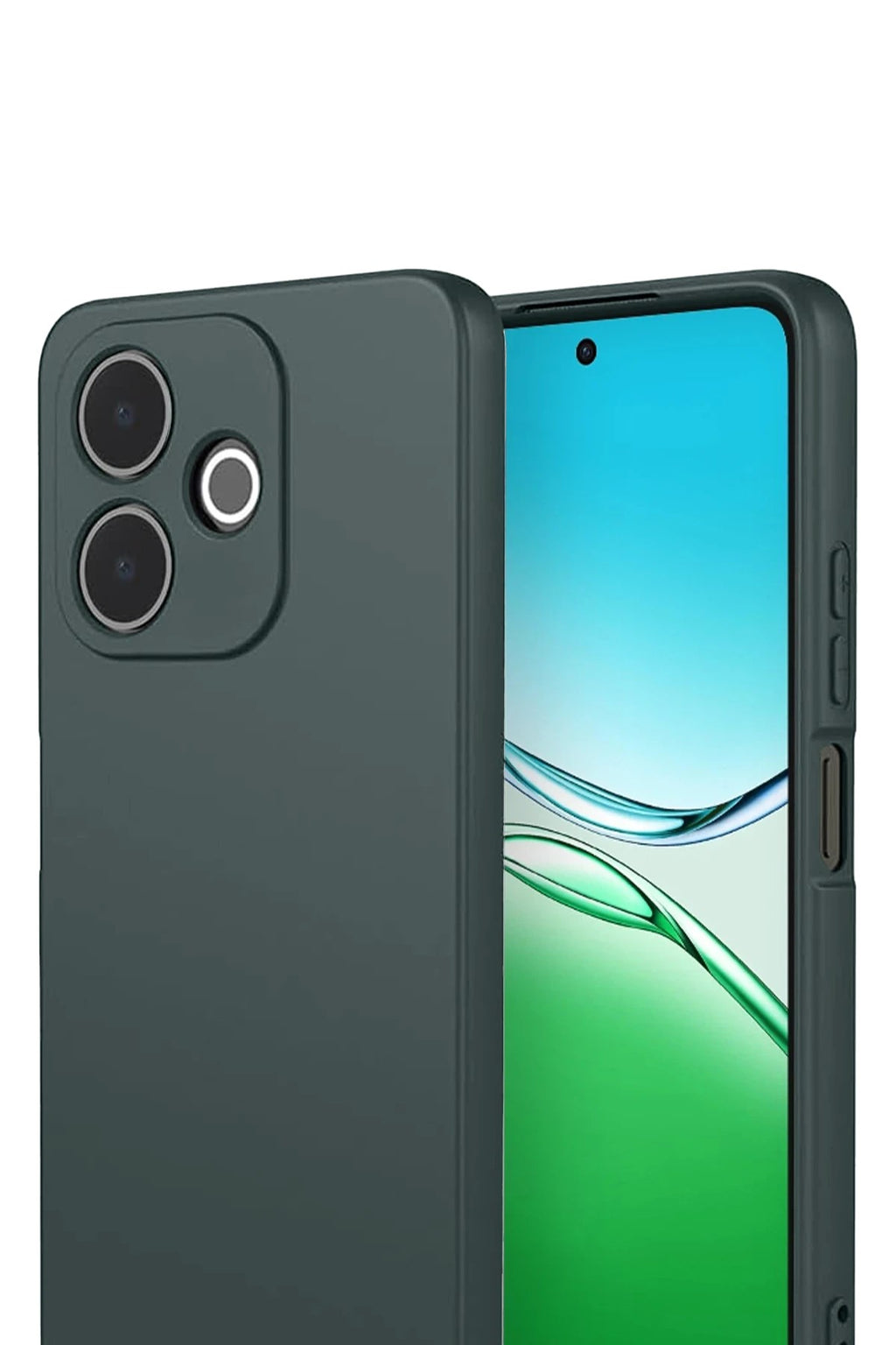 Mey İthalat® A5 Pro 4G First Silikon - Koyu Yeşil