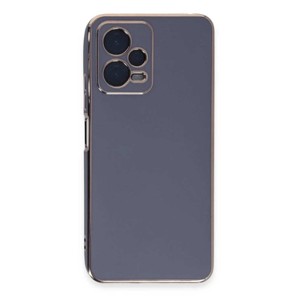 Mey İthalat® Redmi Note 12 Pro Plus Kılıf Volet Silikon - Mavi