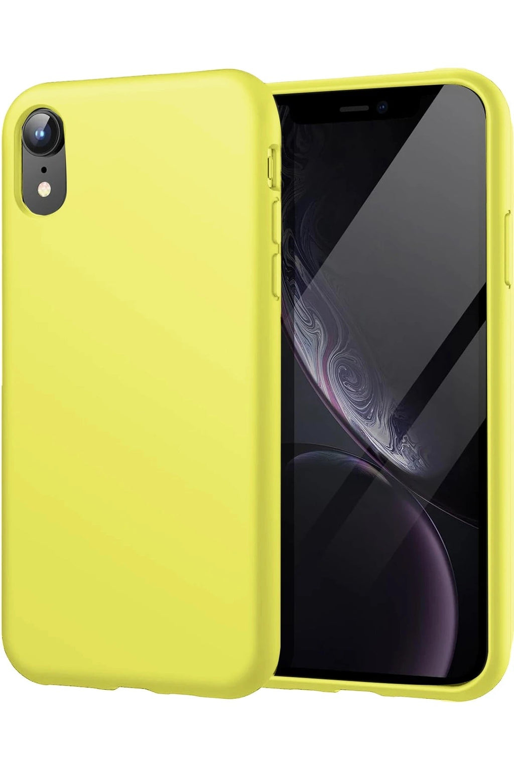 Mey İthalat® iPhone XR Kılıf First Silikon - Parlak Yeşil