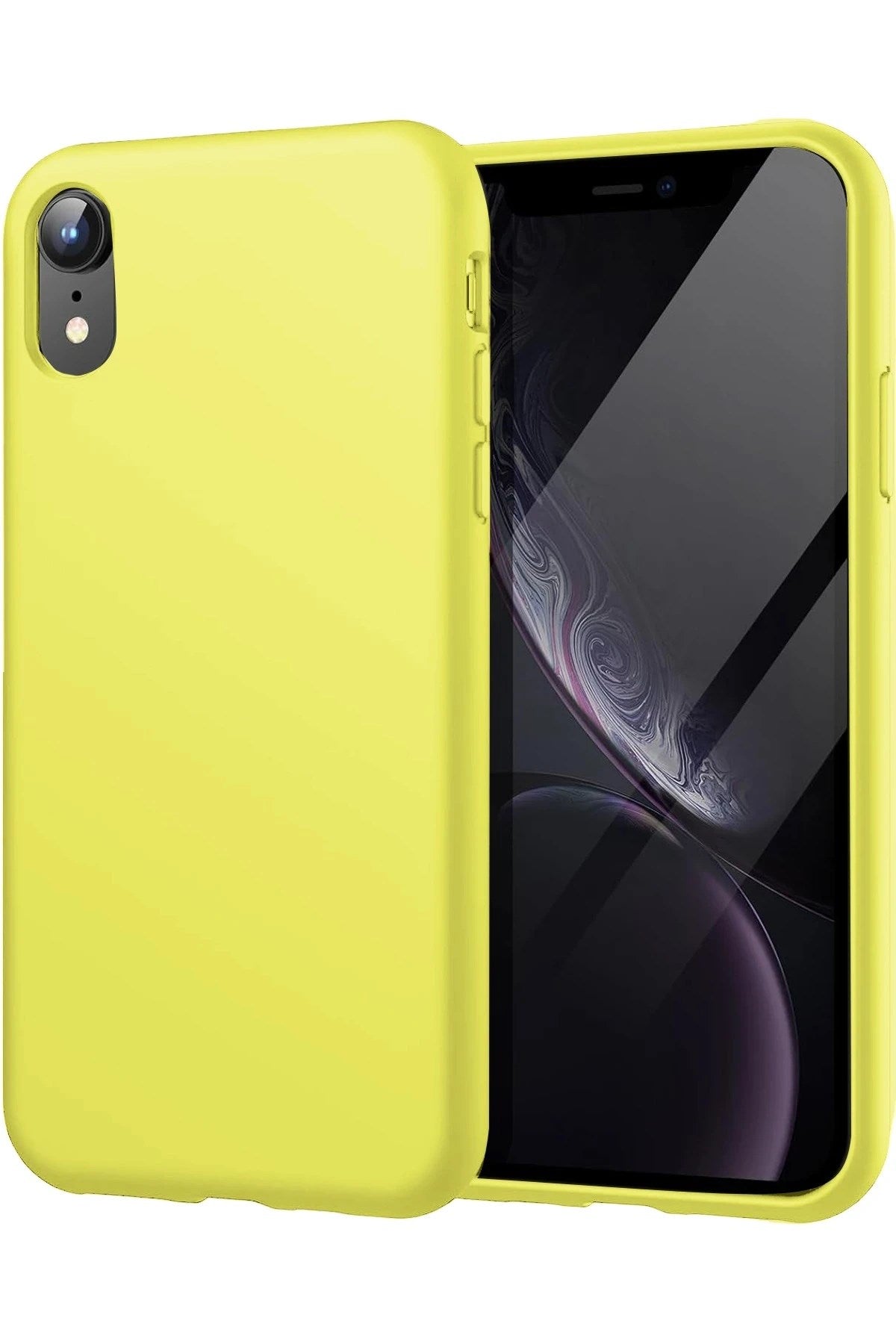 Mey İthalat® iPhone XR Kılıf First Silikon - Parlak Yeşil