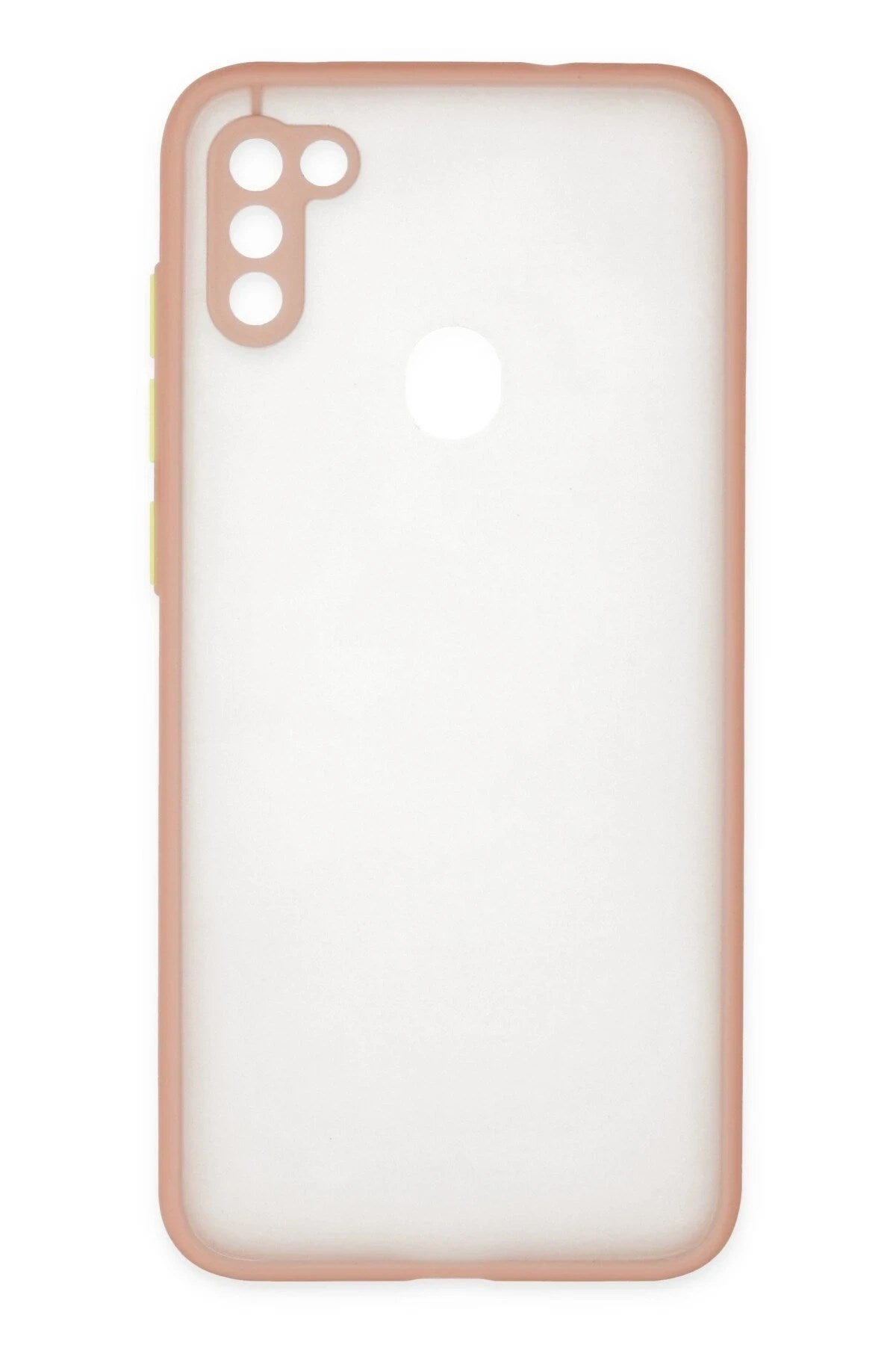 Mey İthalat® Samsung Galaxy A11 Kılıf Montreal Silikon Kapak - Pembe