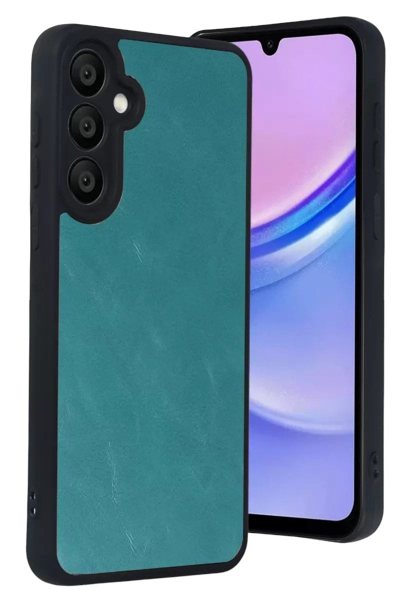 Mey İthalat® Samsung Galaxy A37 5G Aras Deri Kapak - Açık Yeşil