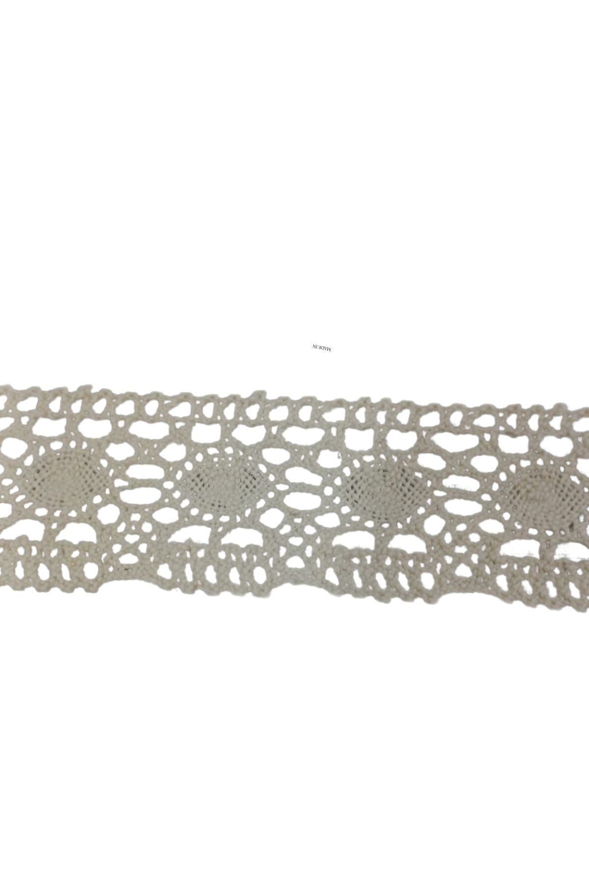 Kopanaki Dantel En 5 Cm Badem Model Krem 1 Metre