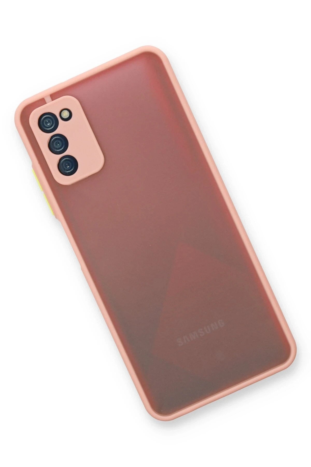 Mey İthalat® Samsung Galaxy A03S Kılıf Montreal Silikon Kapak - Pembe