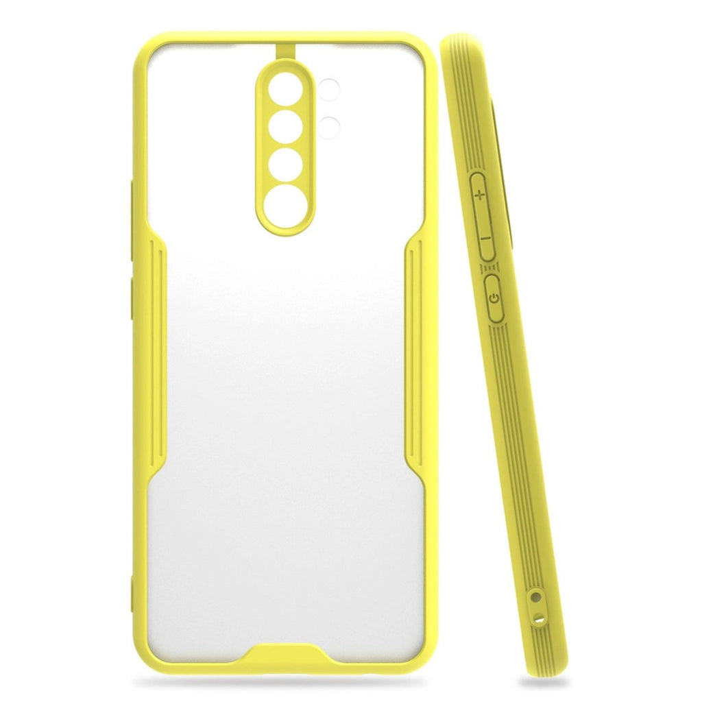 Mey İthalat® Redmi 9 Kılıf Platin Silikon - Sarı