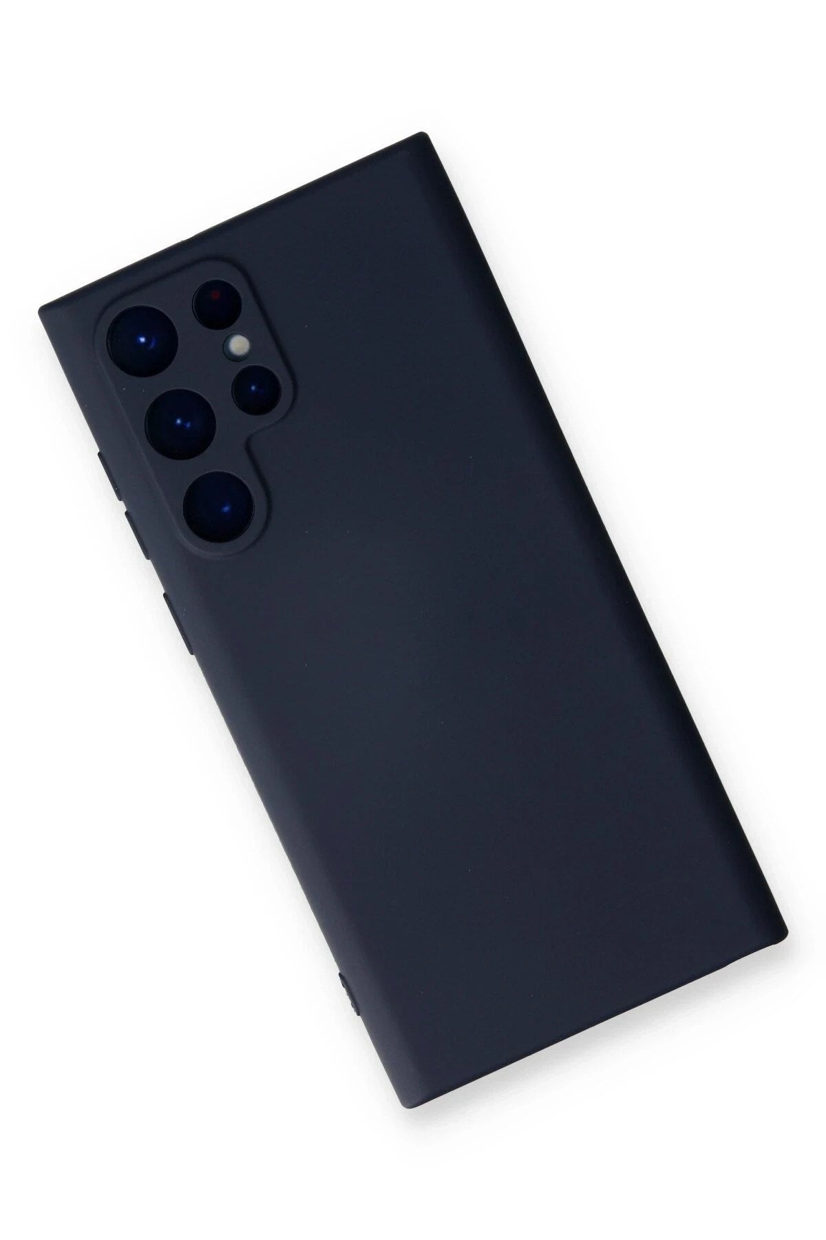 Mey İthalat® Samsung Galaxy S22 Ultra Kılıf Nano içi Kadife Silikon - Lacivert