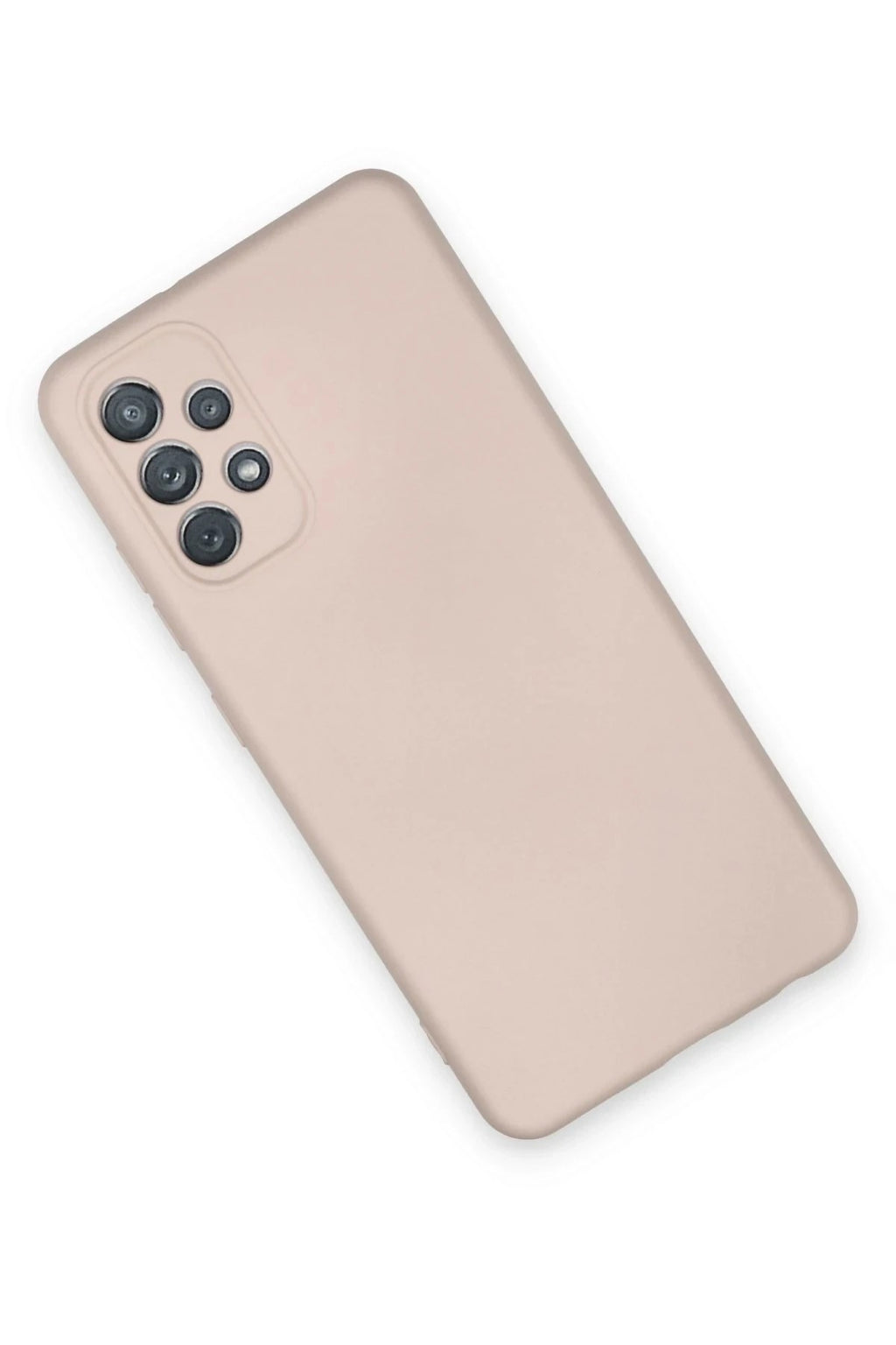 Mey İthalat® Samsung Galaxy A72 Kılıf Nano içi Kadife Silikon - Pudra