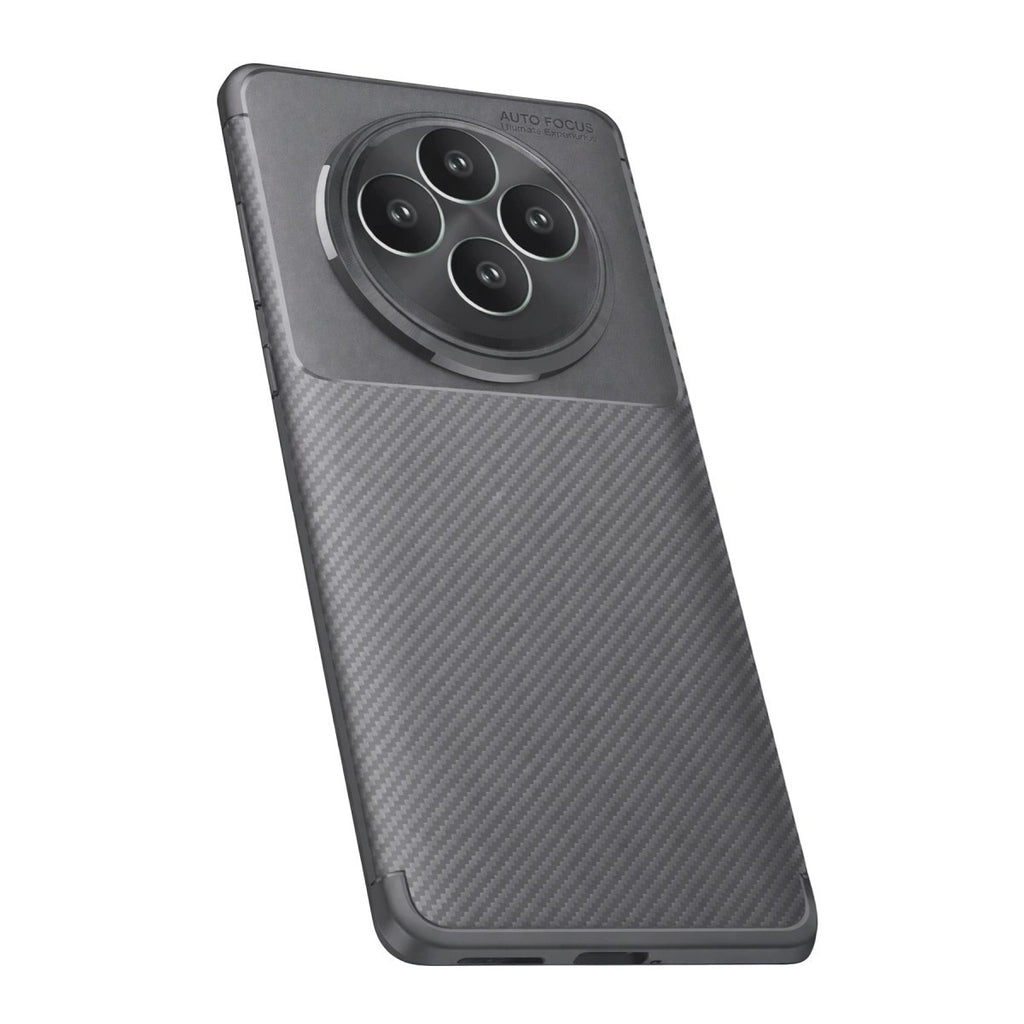 Mey İthalat® Reno 11 FS Kılıf Auto Focus Karbon Kapak - Gri