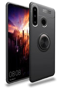 Mey İthalat® Huawei Y6P Kılıf Range Yüzüklü Silikon - Siyah