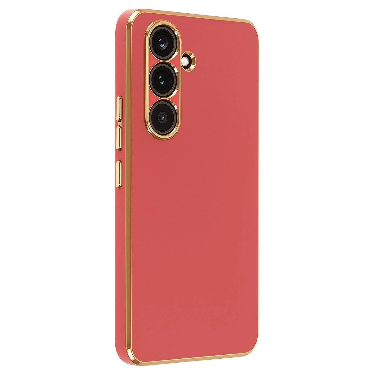 Mey İthalat® Samsung Galaxy S25 FE Volet Silikon - Kırmızı