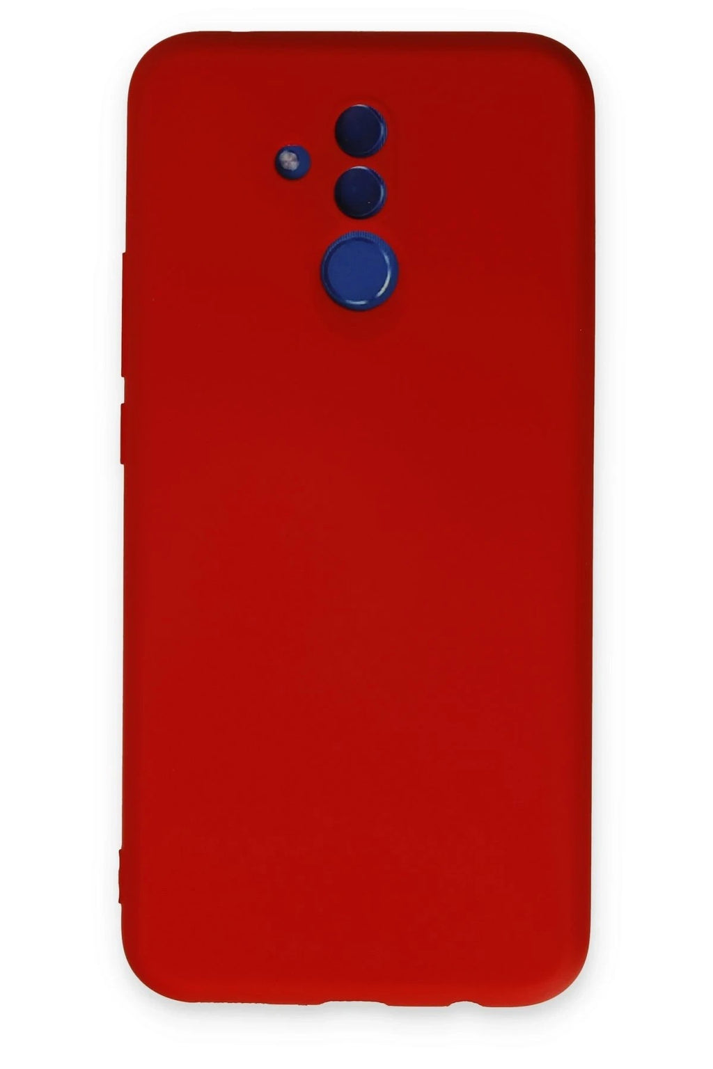 Mey İthalat® Huawei Mate 20 Lite Kılıf Nano içi Kadife Silikon - Kırmızı
