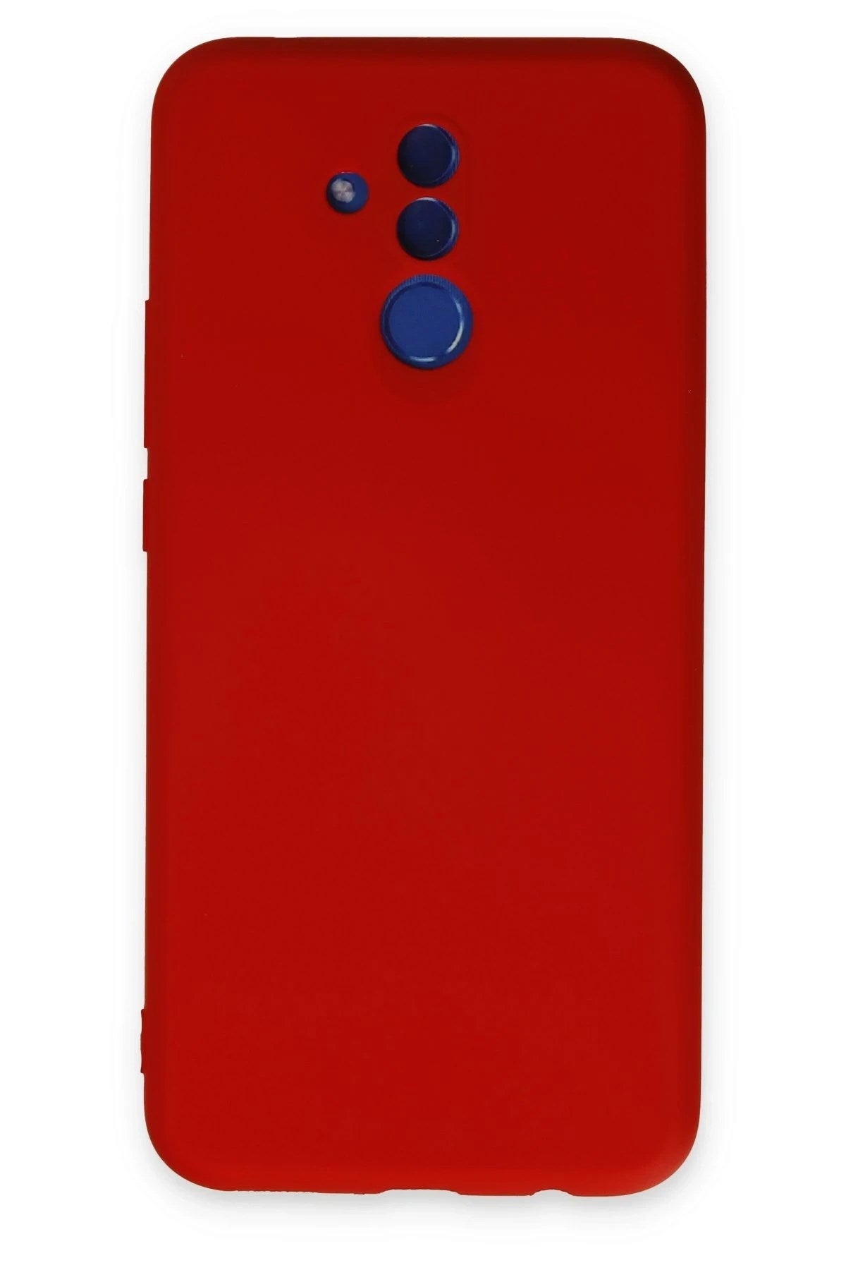 Mey İthalat® Huawei Mate 20 Lite Kılıf Nano içi Kadife Silikon - Kırmızı