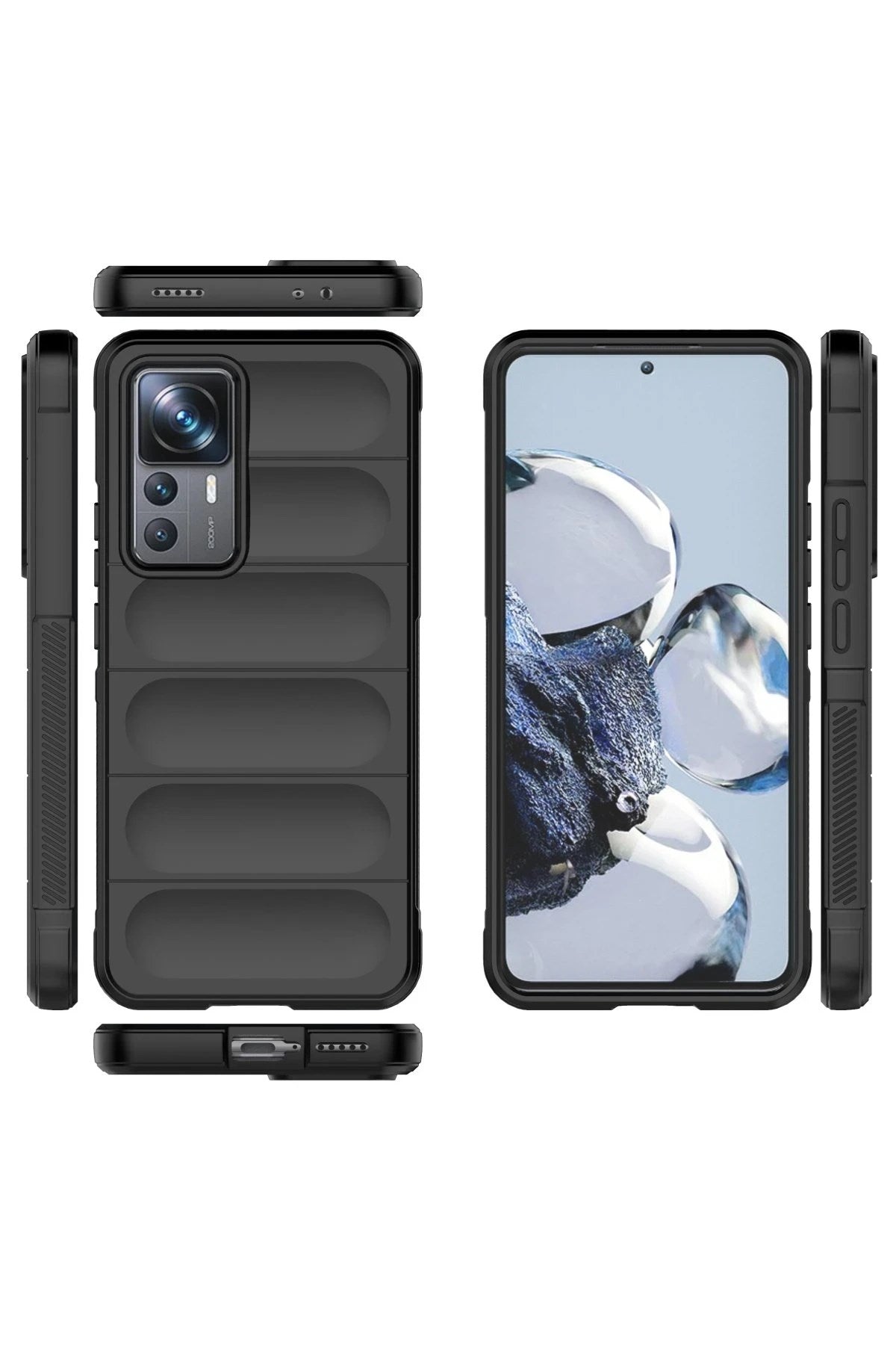 Mey İthalat® Mi 12T Pro Kılıf Optimum Silikon - Siyah
