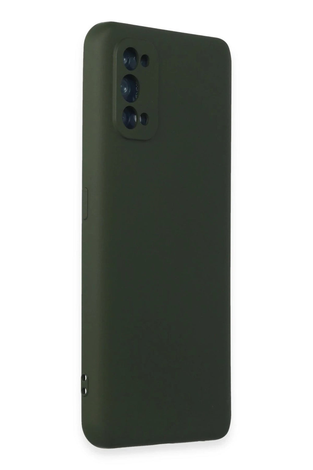 Mey İthalat® Realme 7 Pro Kılıf Nano içi Kadife Silikon - Koyu Yeşil