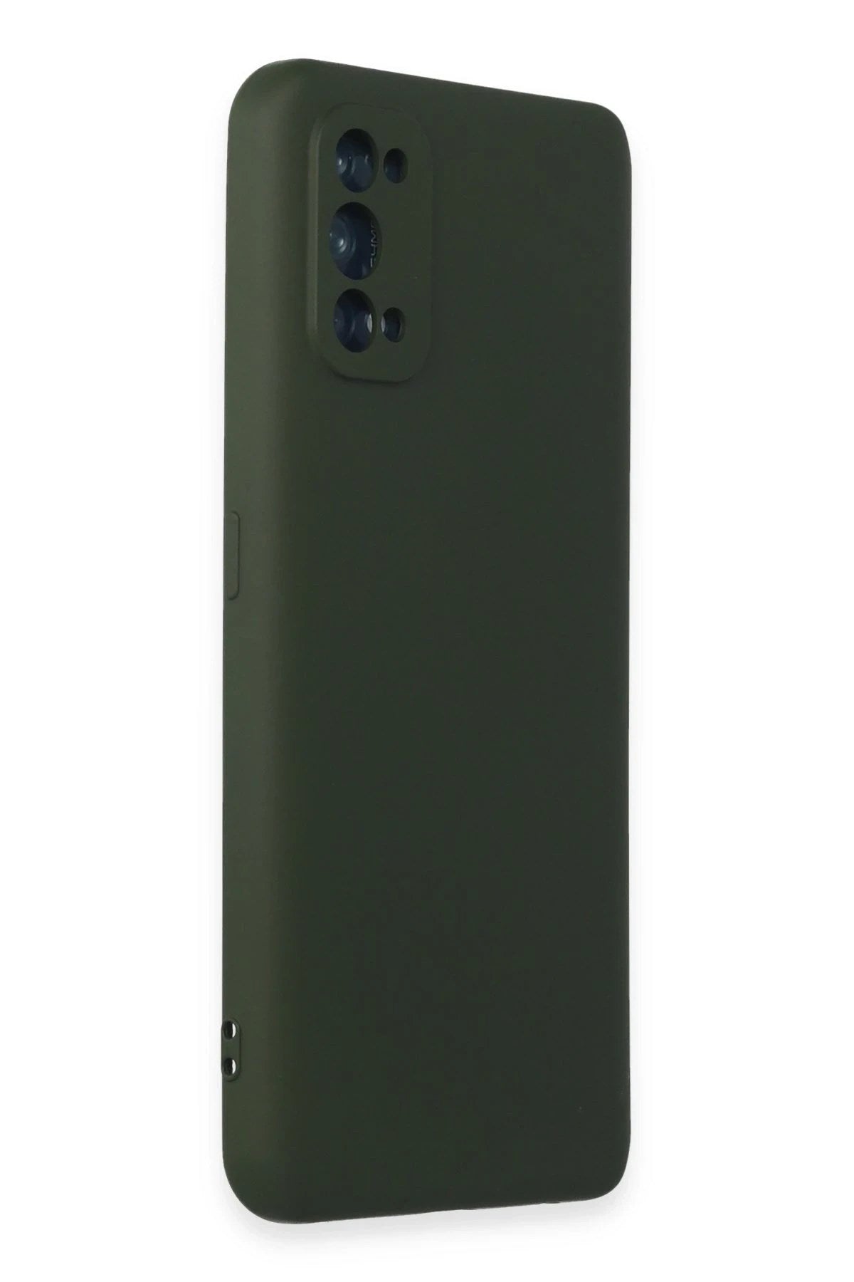 Mey İthalat® Realme 7 Pro Kılıf Nano içi Kadife Silikon - Koyu Yeşil