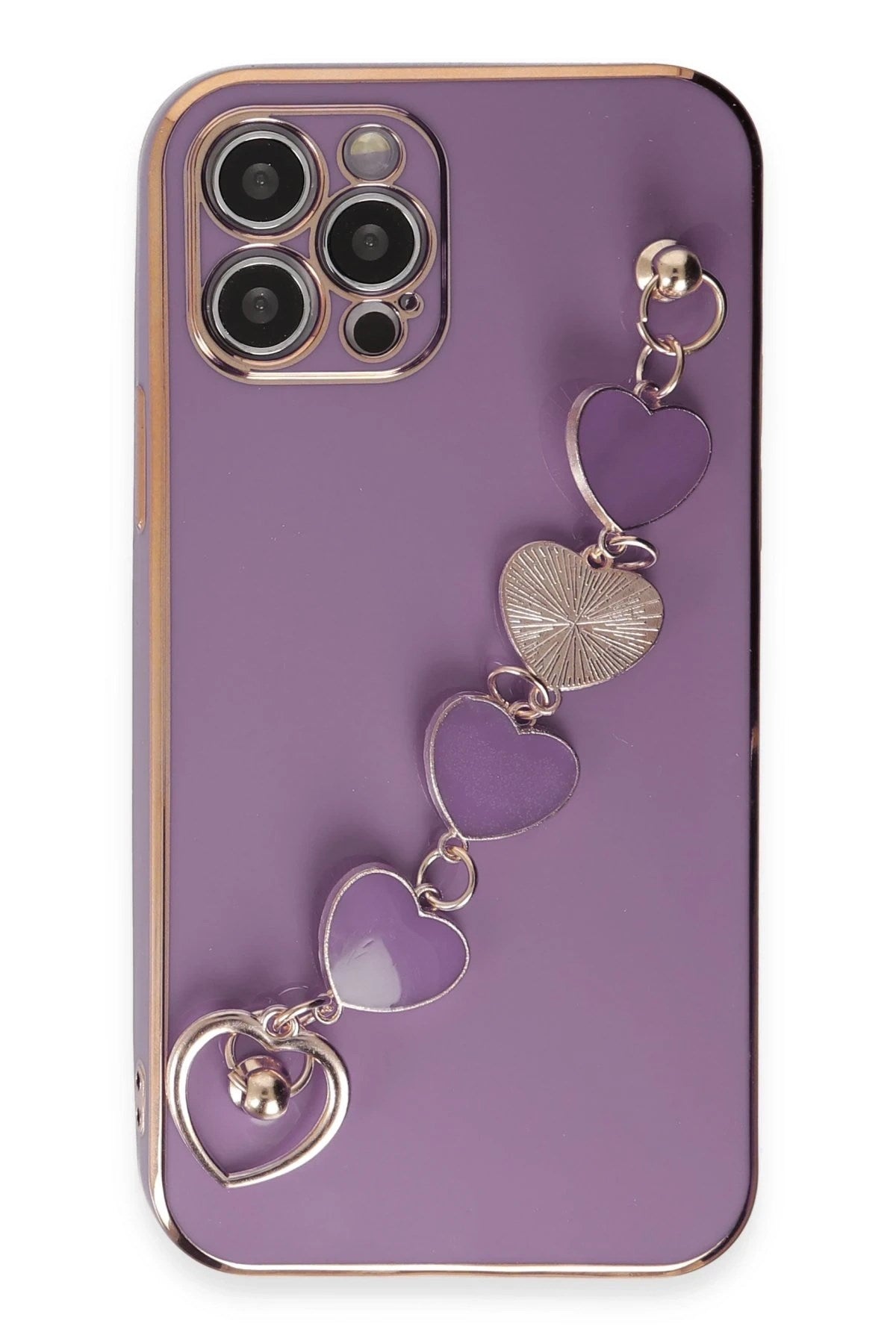 Mey İthalat® iPhone 12 Pro Kılıf Esila Silikon - Mor