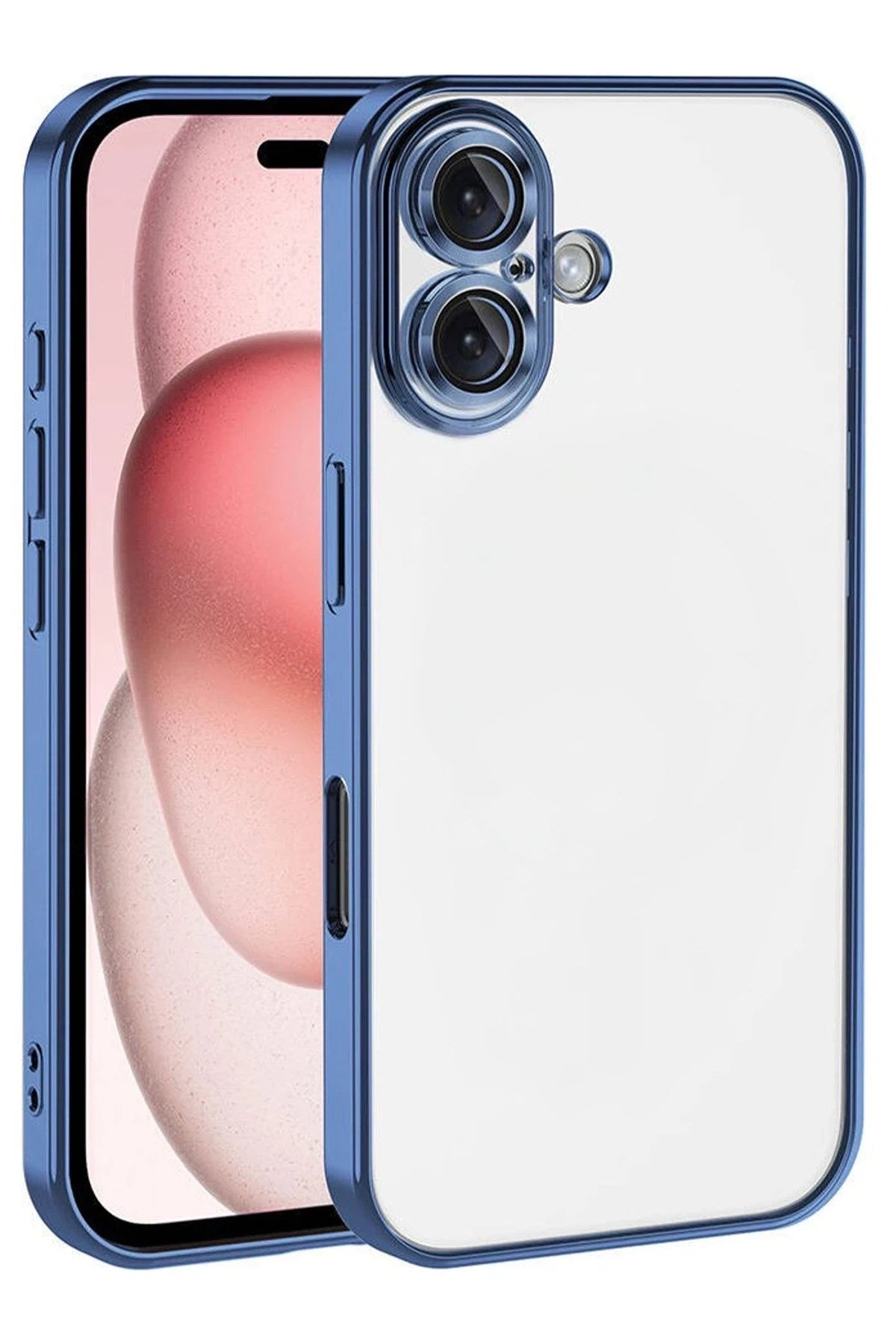 Mey İthalat® iPhone 17 Lensli Silikon - Açık Mavi