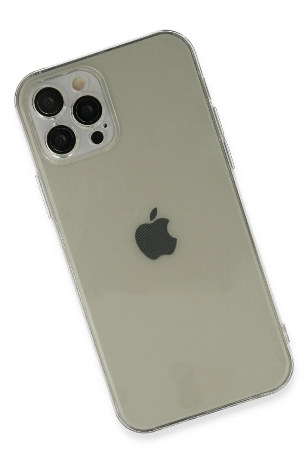 Mey İthalat® iPhone 12 Pro Max Kılıf Fly Lens Silikon - Şeffaf