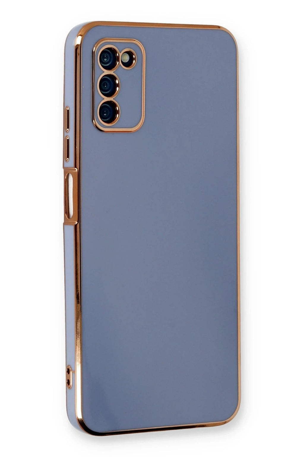 Mey İthalat® Samsung Galaxy A03S Kılıf Volet Silikon - Mavi