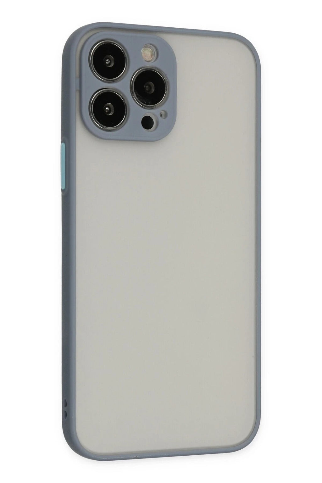 Mey İthalat® iPhone 14 Pro Max Kılıf Montreal Silikon Kapak - Gri