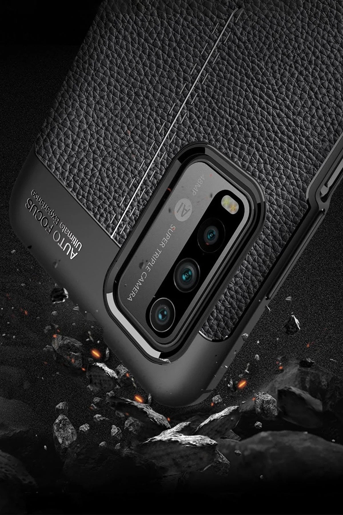Mey İthalat® Redmi 9T Kılıf Auto Focus Kapak - Lacivert