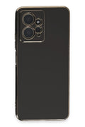 Mey İthalat® Redmi Note 12 4G Kılıf Volet Silikon - Siyah