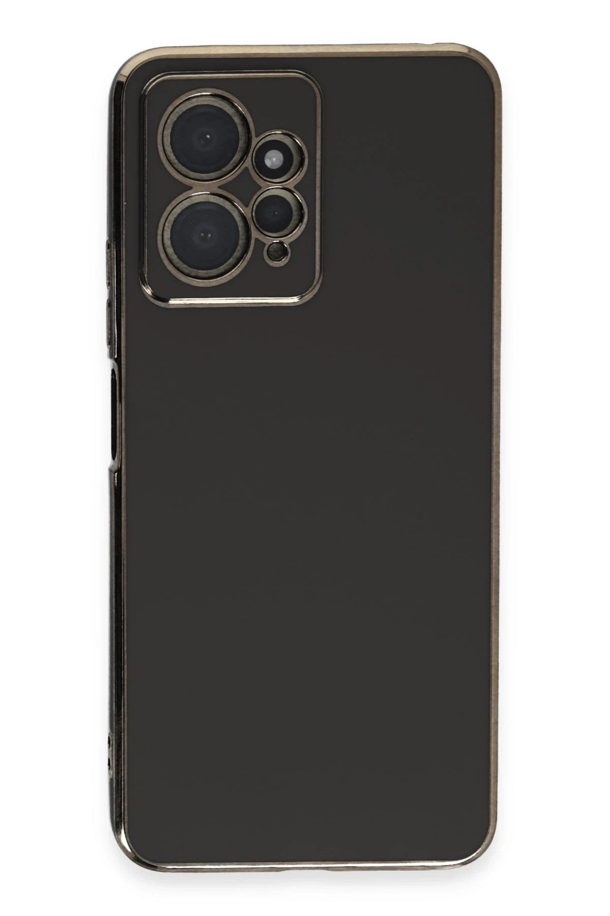 Mey İthalat® Redmi Note 12 4G Kılıf Volet Silikon - Siyah