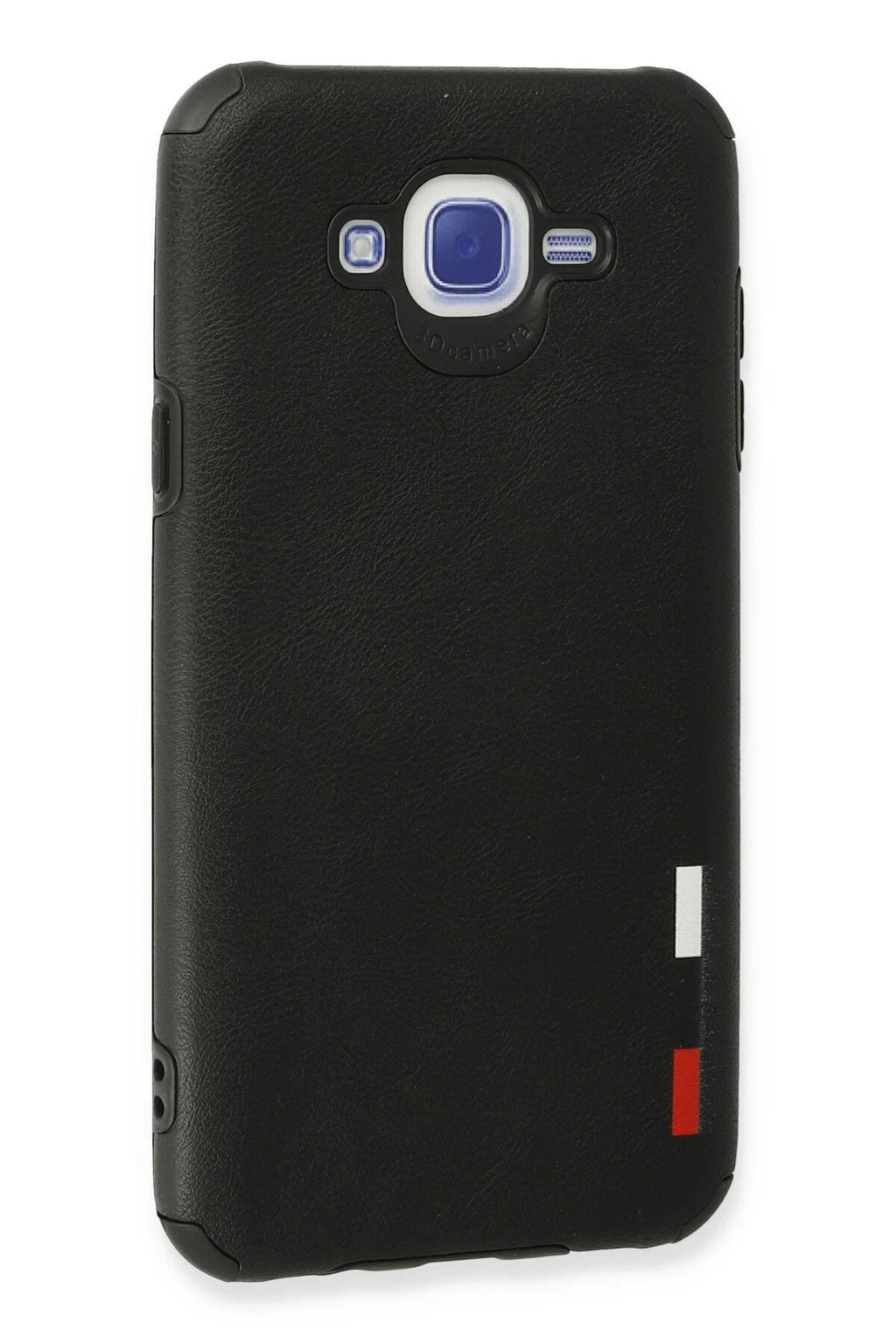 Mey İthalat® Samsung Galaxy J7 Kılıf Loop Deri Silikon - Siyah