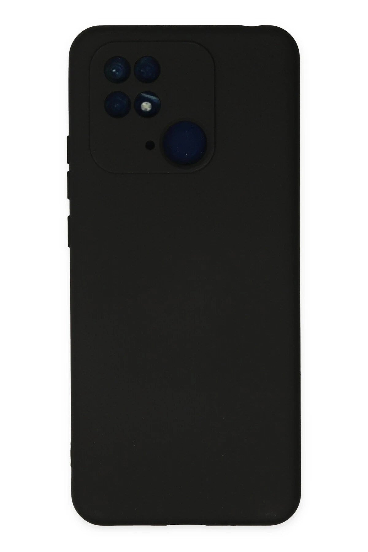 Mey İthalat® Redmi 10C Kılıf Nano içi Kadife Silikon - Siyah