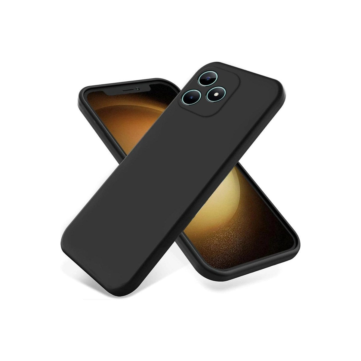 Mey İthalat® Realme Note 50 4G Kılıf First Silikon - Siyah