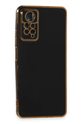 Mey İthalat® Redmi Note 11 Pro Kılıf Volet Silikon - Siyah
