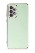 Mey İthalat® Samsung Galaxy A73 5G Kılıf Volet Silikon - Açık Yeşil