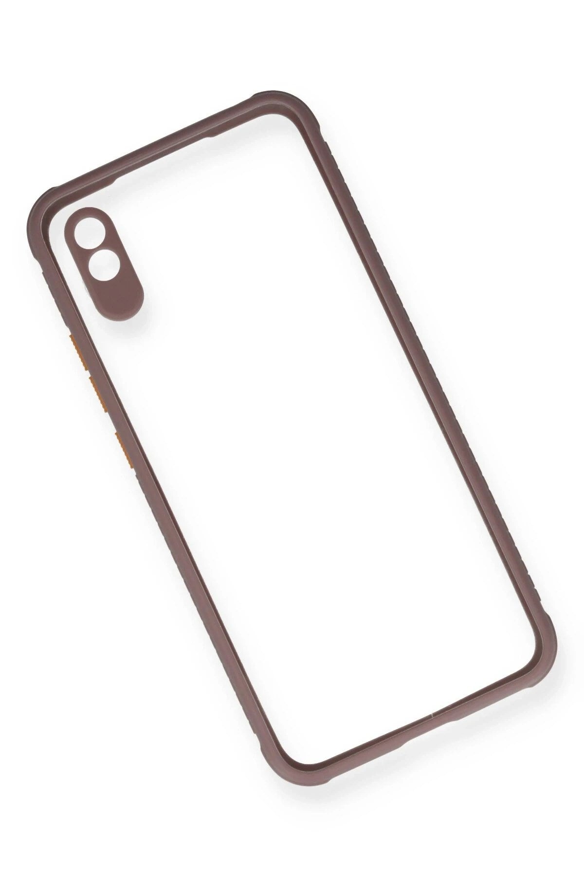 Mey İthalat® Redmi 9A Kılıf Miami Şeffaf Silikon - Açık Mor