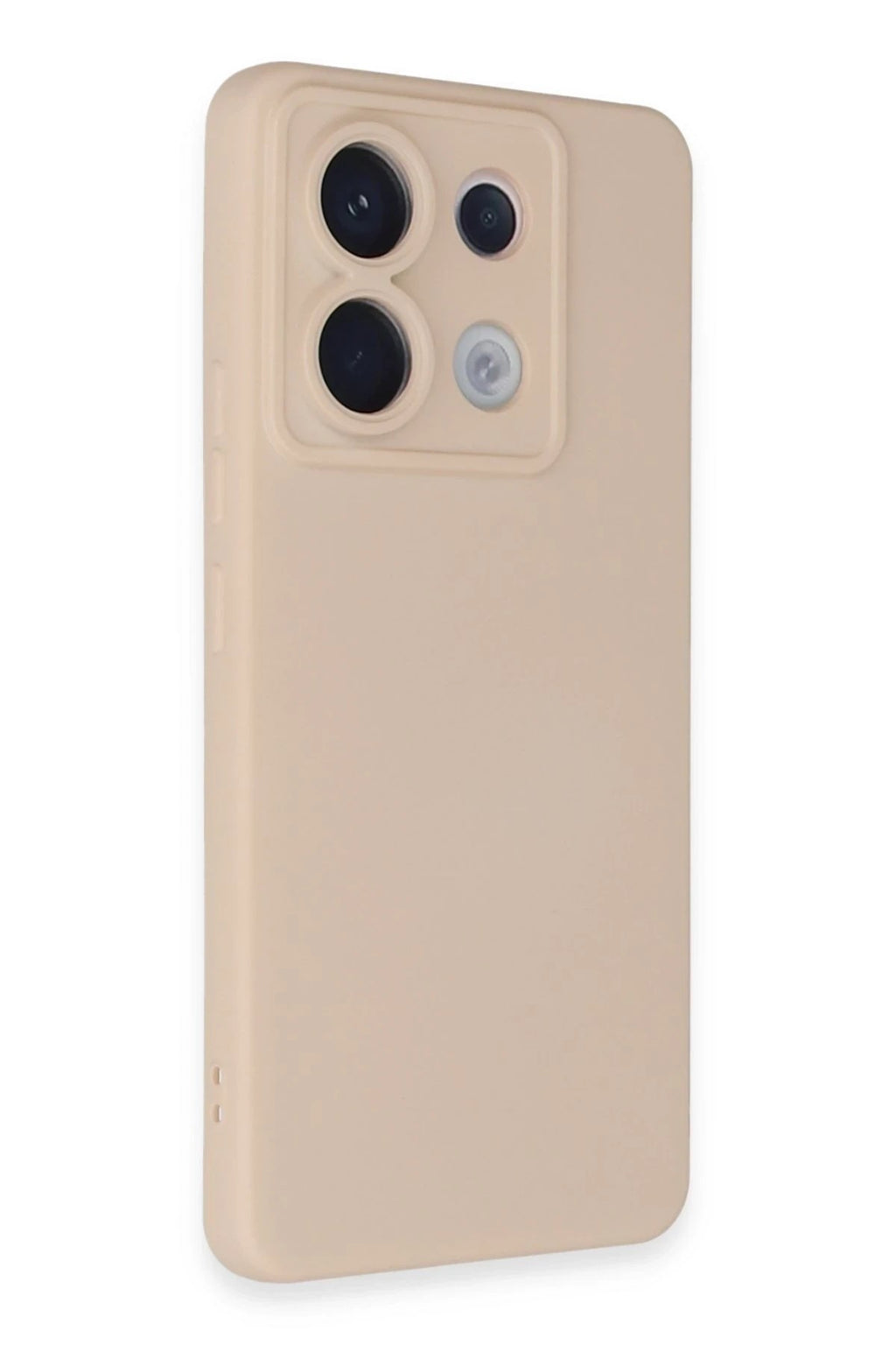 Mey İthalat® Redmi Note 13 Pro 5G Kılıf Nano içi Kadife Silikon - Pudra