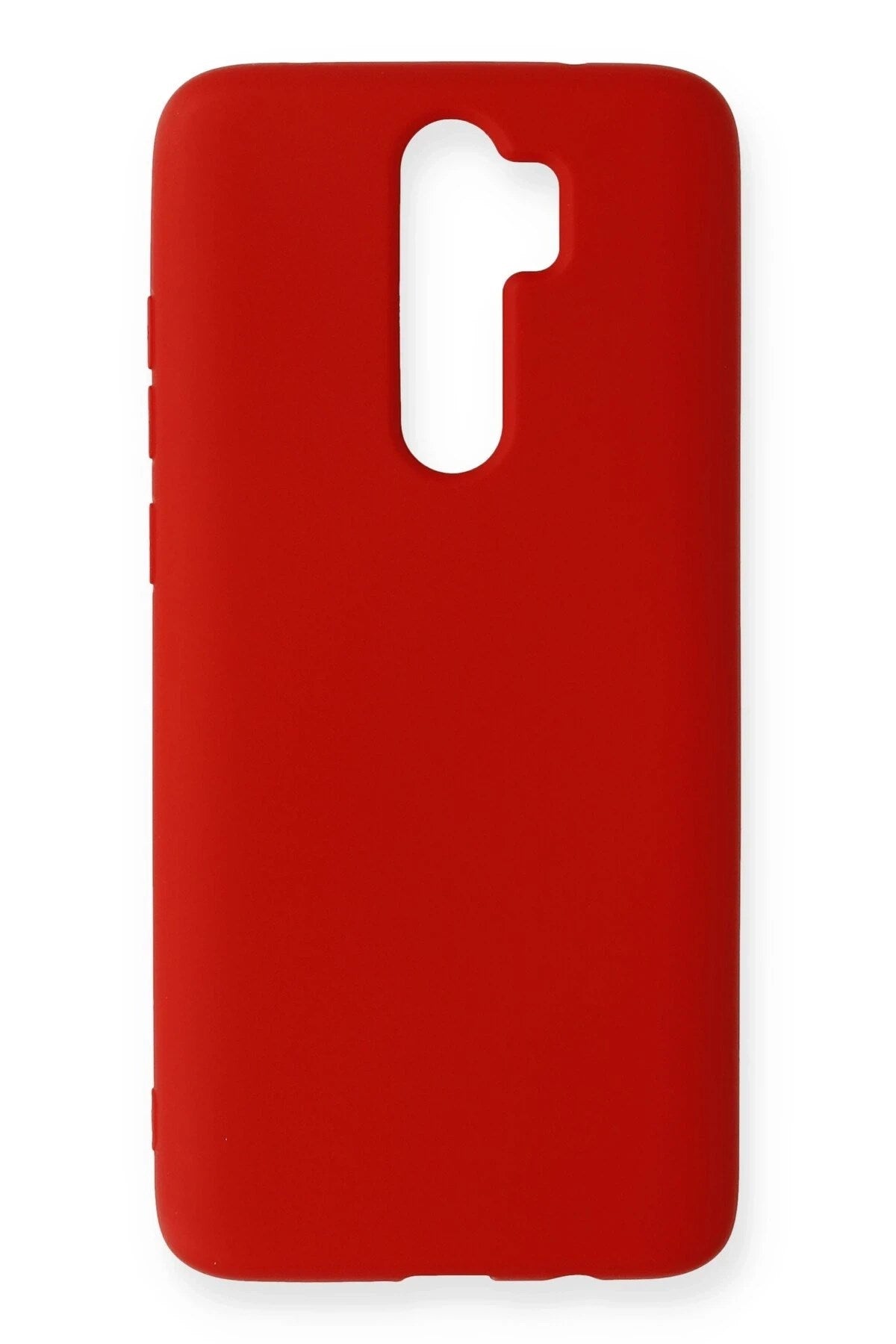 Mey İthalat® Redmi Note 8 Pro Kılıf Nano içi Kadife Silikon - Kırmızı
