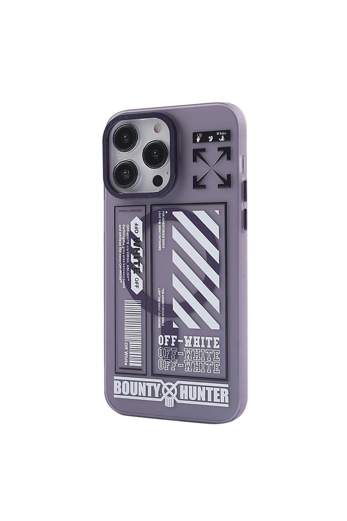 Mey İthalat® iPhone 14 Pro Max Kılıf Apollo Magneticsafe Desenli Kapak - Apollo Mor - 1