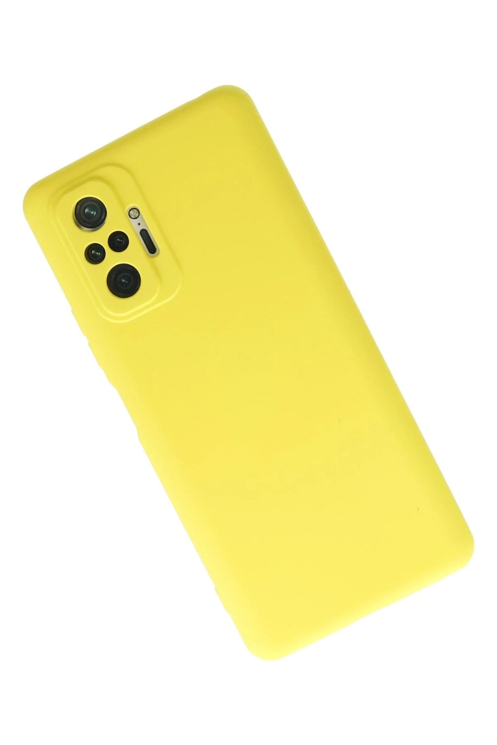 Mey İthalat® Redmi Note 10 Pro Kılıf Nano içi Kadife Silikon - Sarı