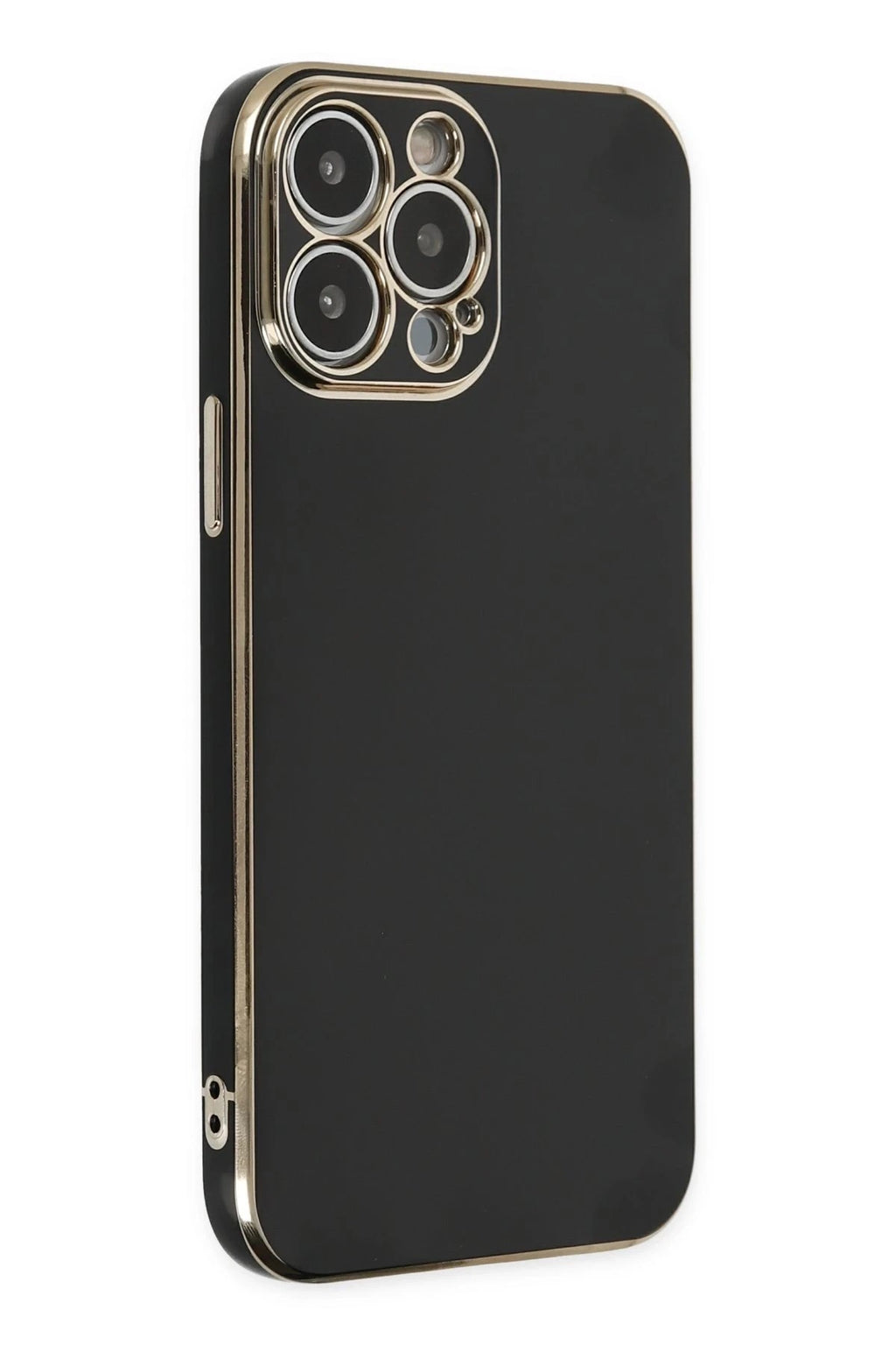 Mey İthalat® iPhone 14 Pro Max Kılıf Volet Silikon - Siyah