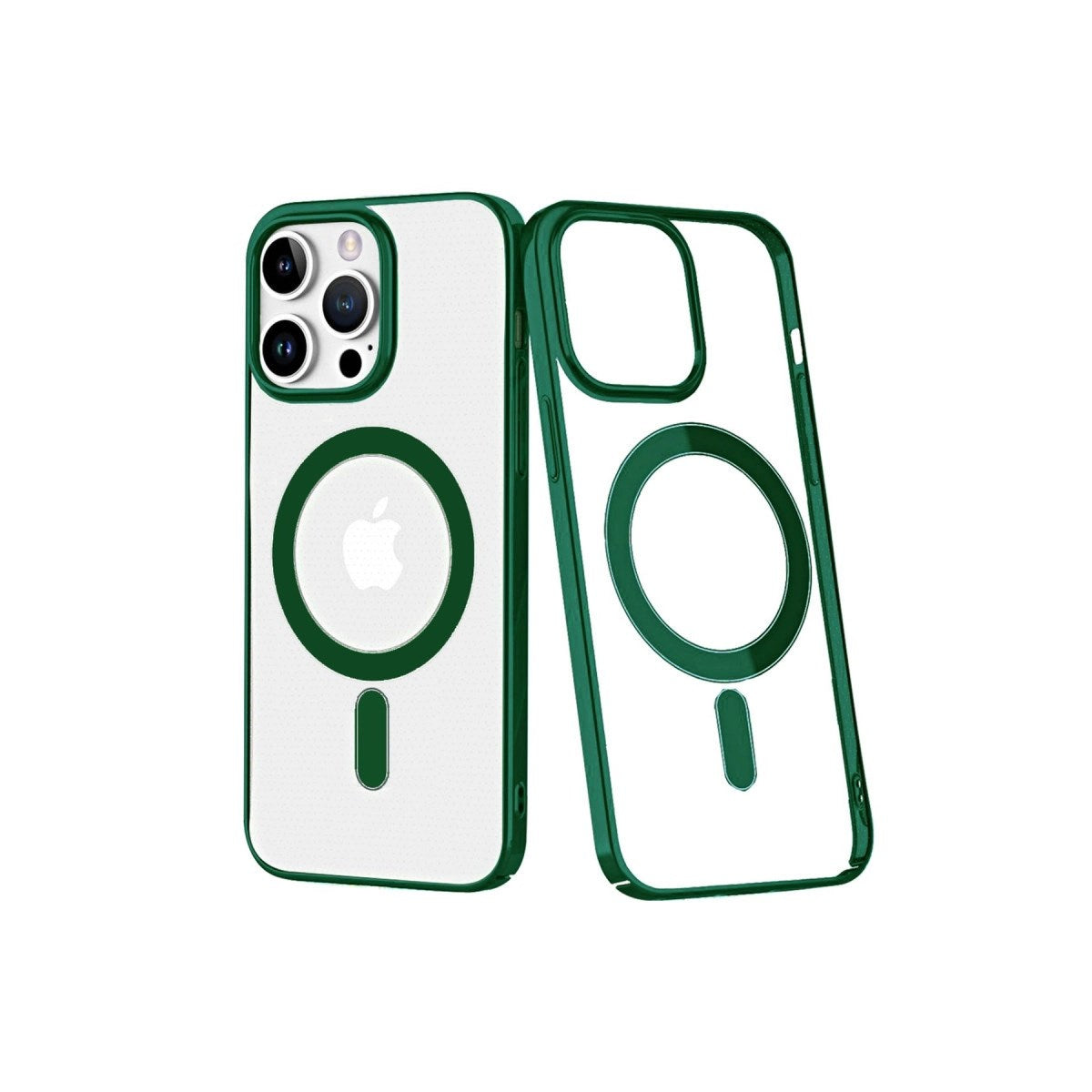 Mey İthalat® iPhone 14 Pro Max Kılıf Element Magneticsafe Sert Kapak - Köknar Yeşili