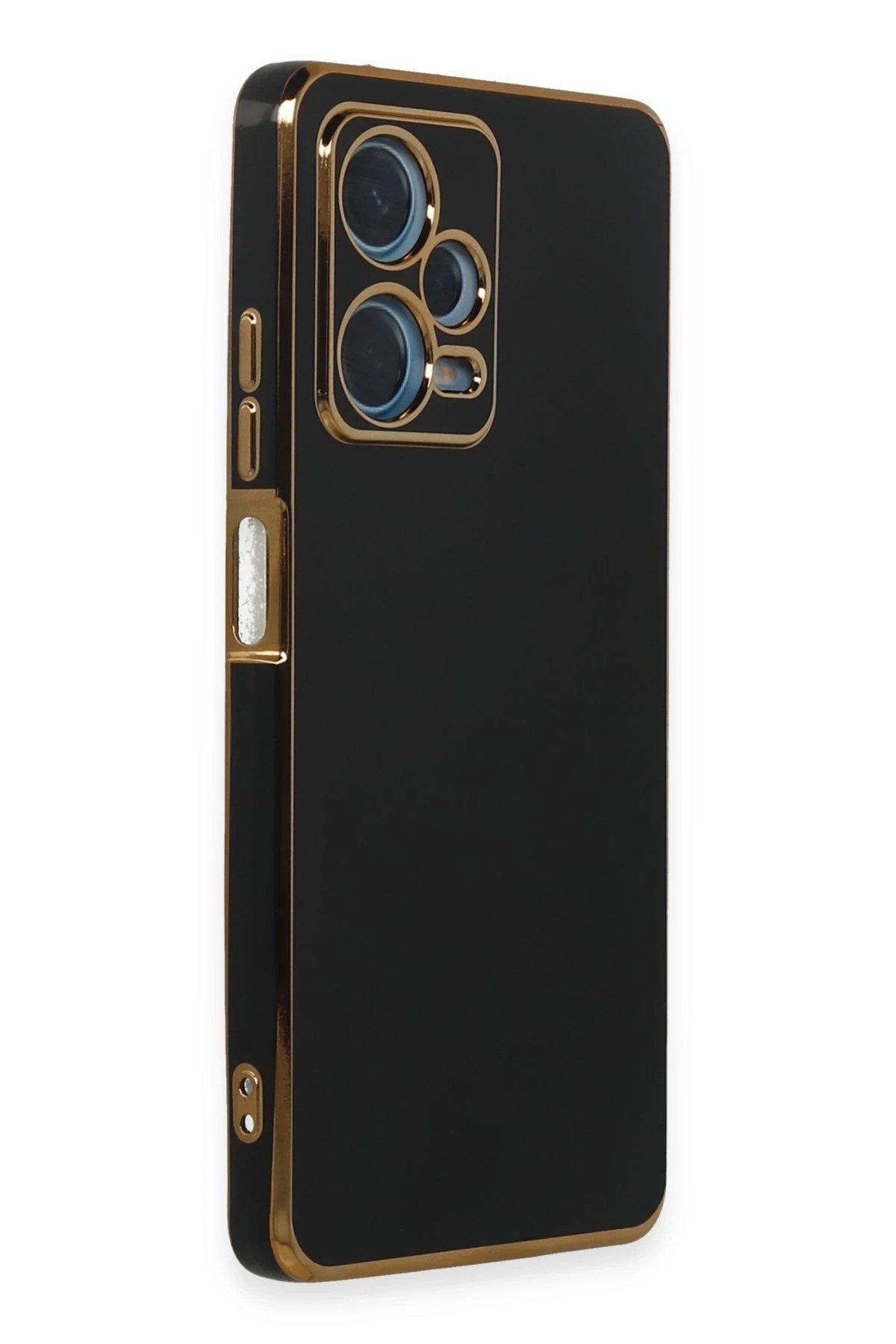 Mey İthalat® Redmi Note 12 Pro Plus Kılıf Volet Silikon - Siyah