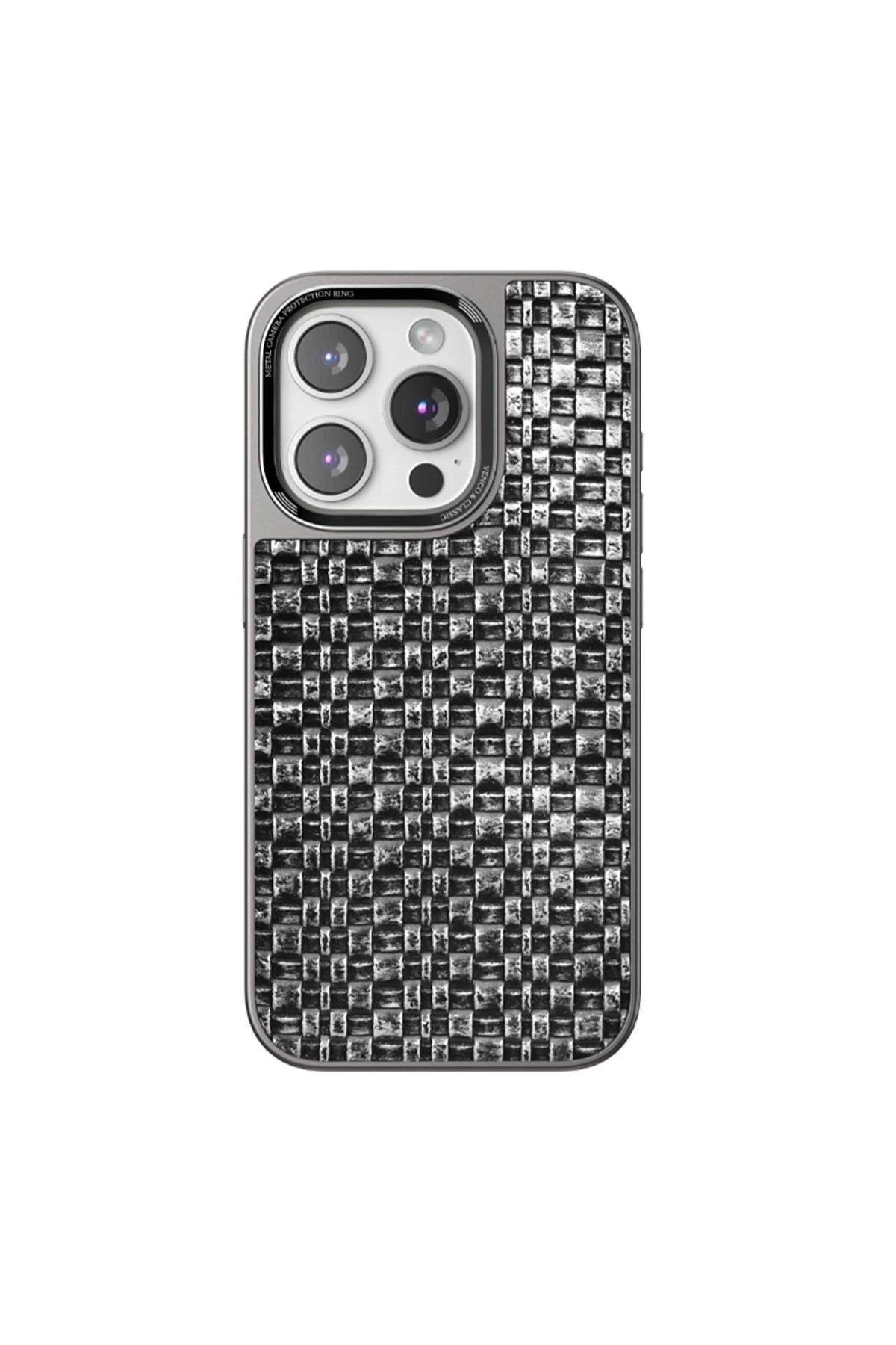 Mey İthalat® iPhone 15 Pro Max Brand Kapak - Gümüş