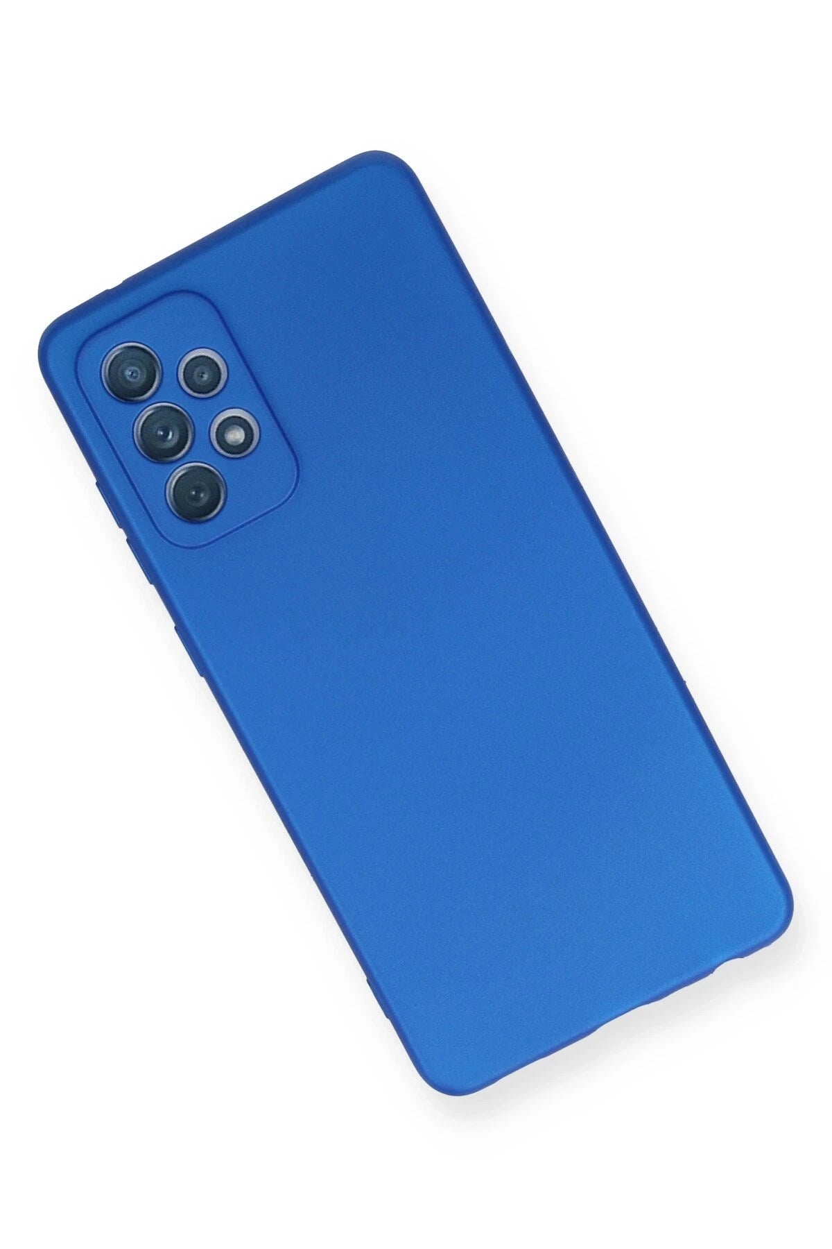 Mey İthalat® Samsung Galaxy A72 Kılıf First Silikon - Mavi