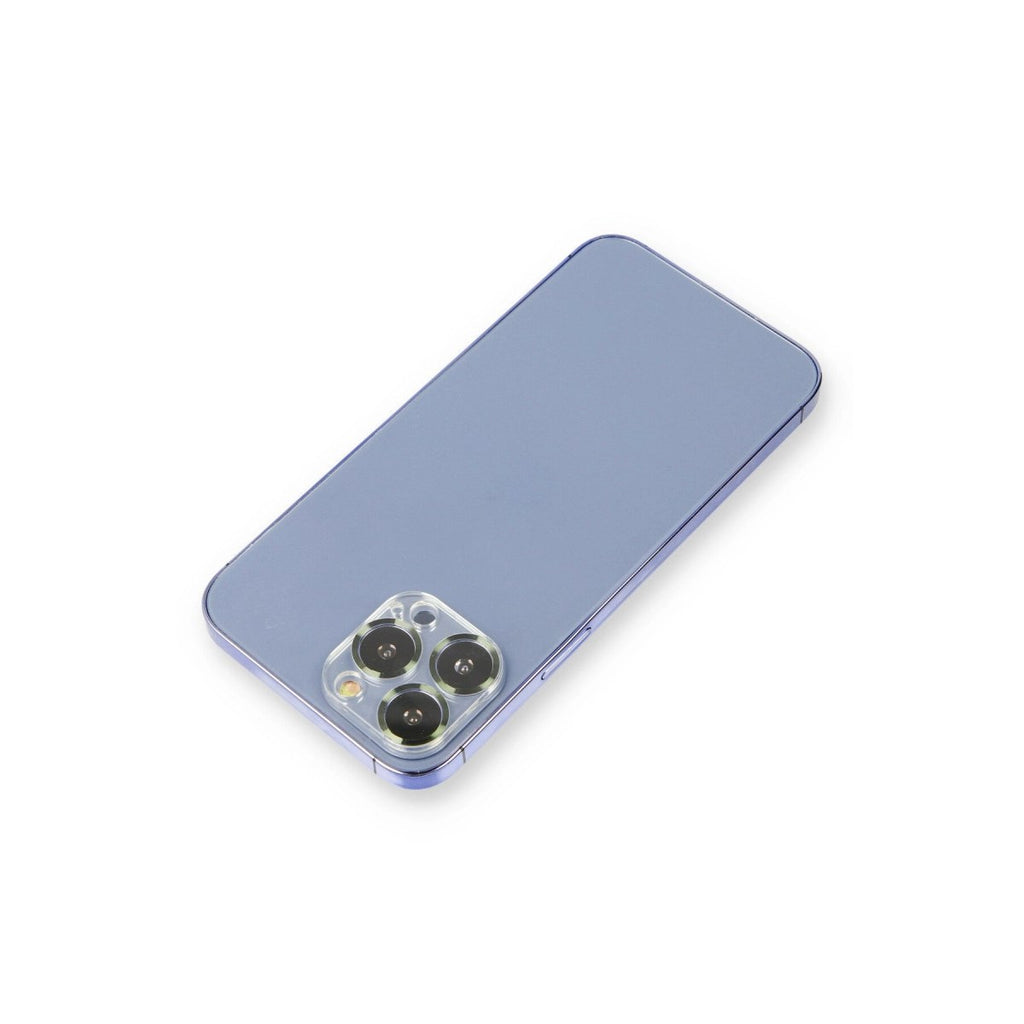 Mey İthalat® iPhone 12 Pro Metal Kamera Lens Koruma Cam - Koyu Yeşil